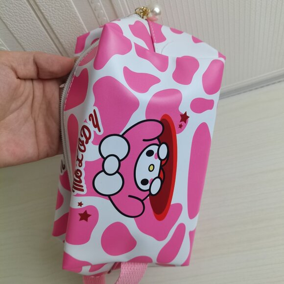 My Melody Pink Make Up Bag Pouch With Side Handle - Picture 8 of 9